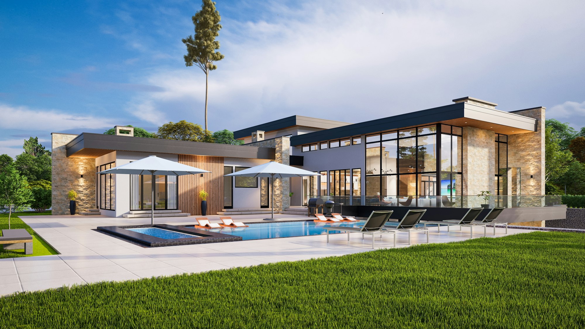 Modern luxury villa